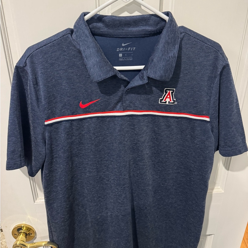 Nike Arizona Wildcats Men's Blue Polo Shirt